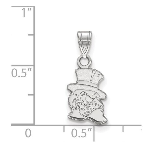 10k White Gold Wake Forest U. Small Mascot Pendant - Picture 2 of 3